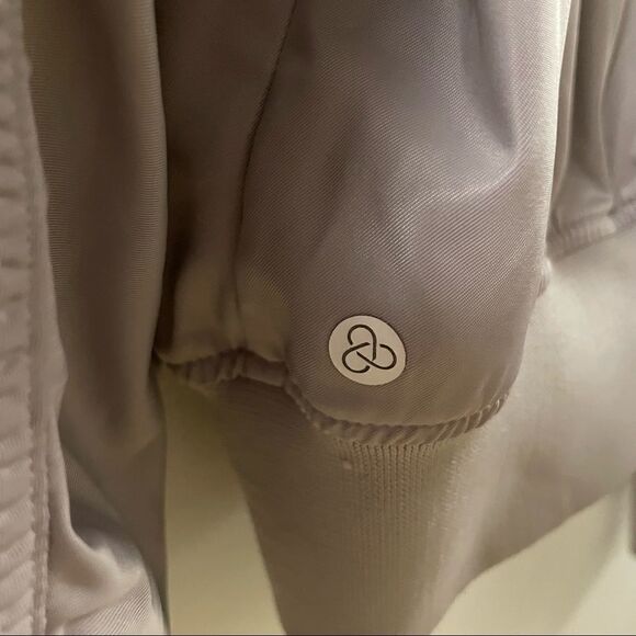 Zella Bomber Style Jacket - Size Small - light lilac color - Picture 4 of 6